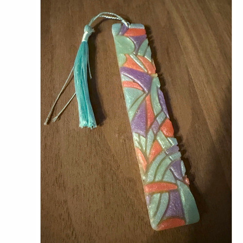 Handmade resin bookmark - ,