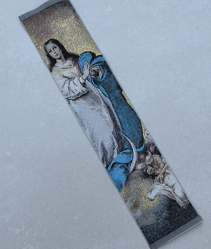 Virgin mary immaculate woven - immaculate,