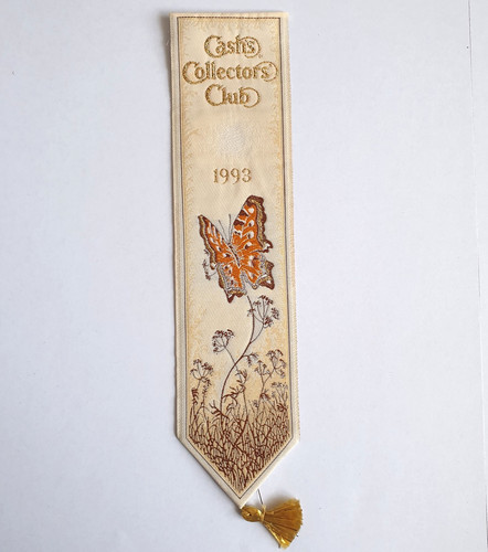 Cash silk woven bookmark - silk,