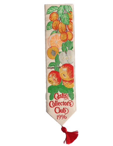Cash silk woven bookmark - cash's,