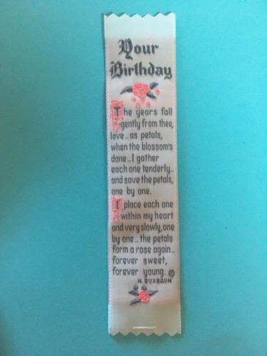 Woven silk bookmark your - woven,