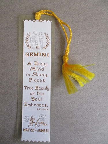 Woven bookmark gemini may - woven,