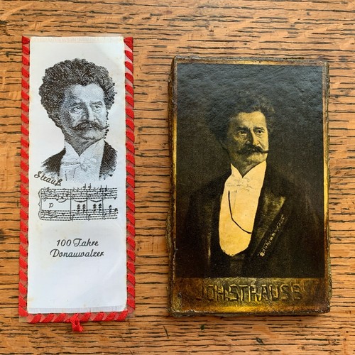 Vintage woven bookmark - vintage,