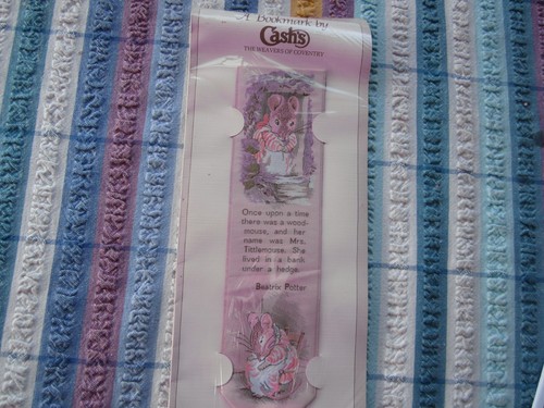 Cash silk woven bookmark - cash's,