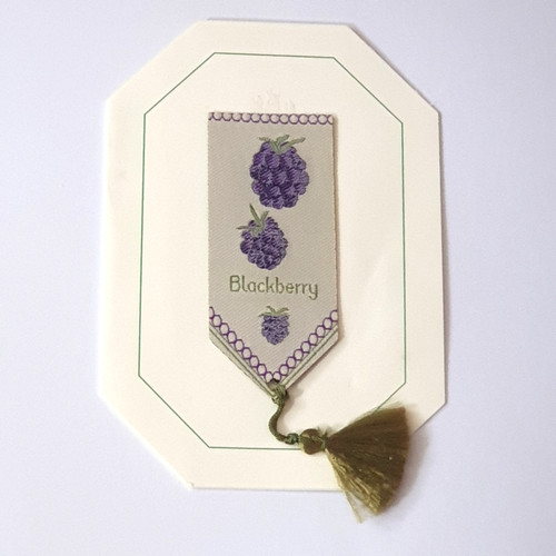 Cash woven silk blackberry - silk,